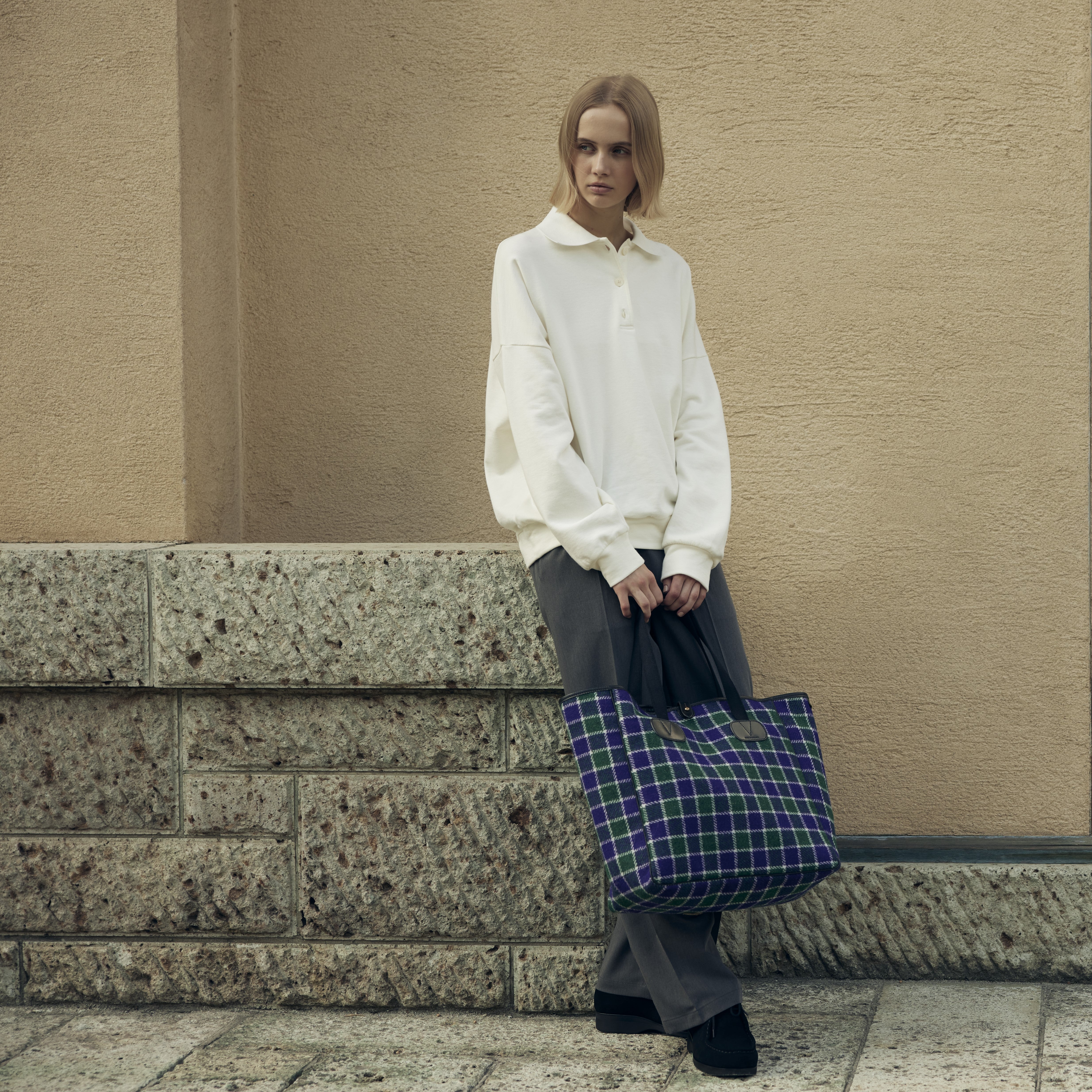 SMALL CARRYALL HARRIS TWEED